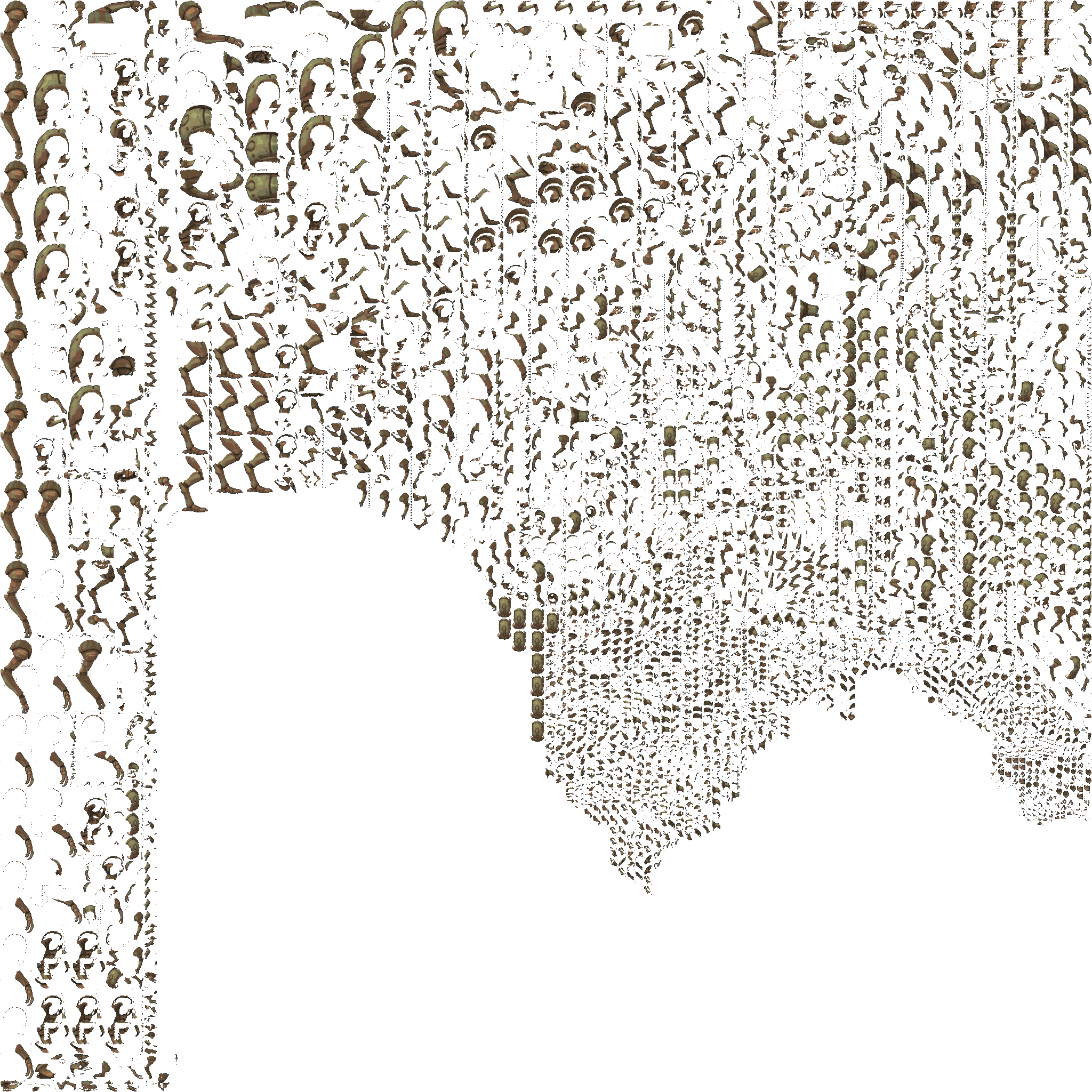 The packed Chitinborn sprite atlas