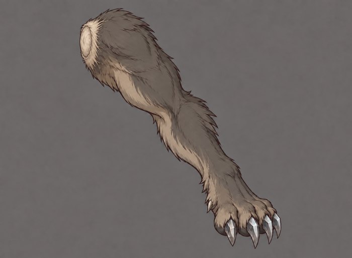 Approved art: Dusk-Eyed Wolf arm