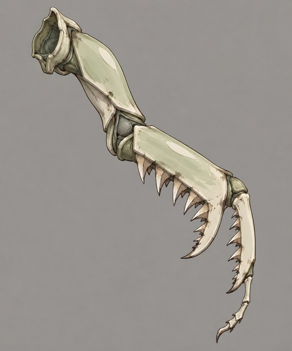 Approved art: Mantis raptor arm